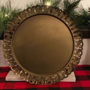 NWT - butterfly metal tray
